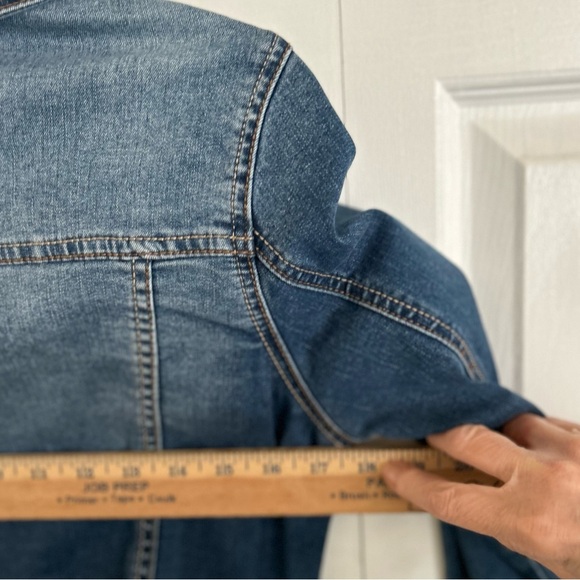 Pentagone stretch denim jean jacket - Picture 5 of 7